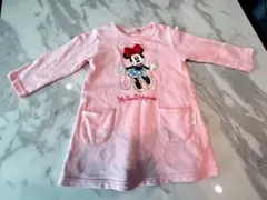 子供服 フタフタ(futafuta) ミニーマウス 長袖ワンピース