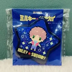 銀河特急 ミルキー☆サブウェイ 星形ドットアート缶バッジ カート