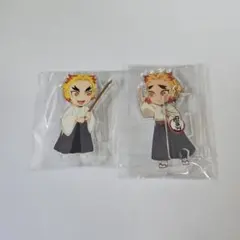 鬼滅の刃　繋がるアクスタ　煉獄杏寿郎　煉獄千寿郎セット