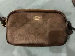 COACH ミニショルダーバッグ　キャンバス