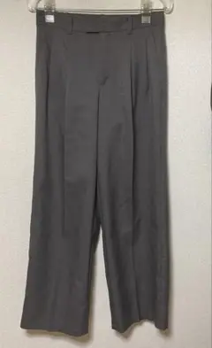 GU タックワイドパンツ グレー Mサイズ
