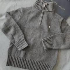 RALPH LAURENチャコールグレーセーター130㎝ラルフローレンサイズ7