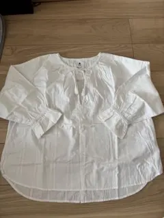 niko and ... ホワイト　五分袖シャツ