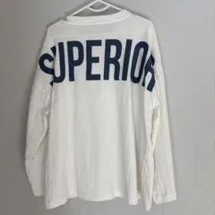 SUPERIOR 長袖カットソー ホワイト