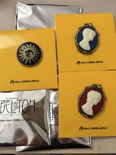 Mrs. GREEN APPLE ピンバッジ 3個セット