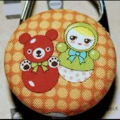リールキーホルダーT★ハンドメイド　昭和レトロ♡ポロンちゃん
