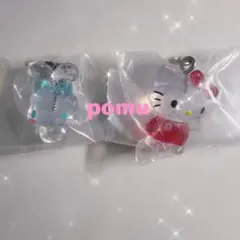 サンリオ　クリスタルめじるしアクセサリー　ハローキティ シナモロール　シナモン