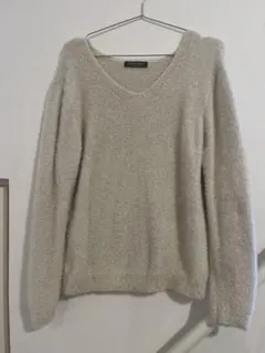 UNITED ARROWS LTD ベージュ ラメニット