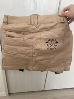 ゴルフウェア adidas ベージュ スカート冬