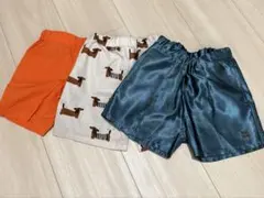 ハーフパンツ/半ズボン/90cm/3本セット