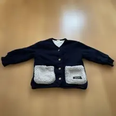 nico hrat ボアポケット　アウター　ジャケット　ネイビー　95cm