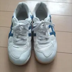 asics アシックス スポーツシューズ ホワイト ブルー