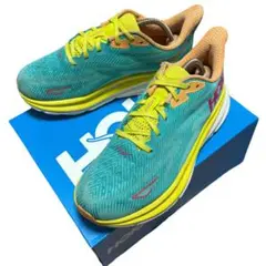 美品✨HOKA　ホカオネオネ　クリフトン9　メンズ　標準幅　25.5cm　箱付き