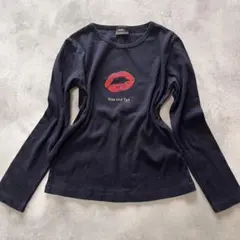 ディーゼル　y2k リップ　プリント　Tシャツ　くちびるのサムネイル