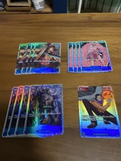 ワンピースカード 青SRセット　バウンス系　カイドウ & ミホーク その他