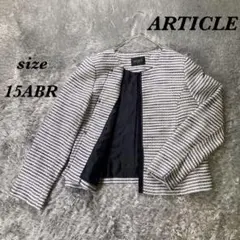 ARTICLE アーティクル 15ABR ノーカラージャケット セレモニー