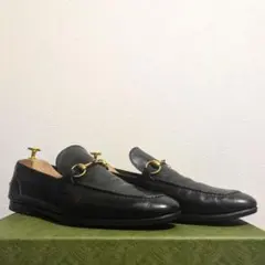 美品　GUCCI　ホースビットローファー　ヨルダーン　黒　6 1/2