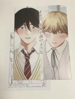 まるで、恋愛小説のような　綿レイニ　アニメイト限定版　有償特典小冊子