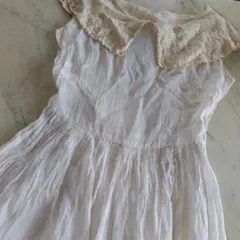 ✨極美品✨ツハル ジャカード花柄ノースリワンピース マキシ丈 インド 