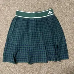 adidas ゴルフ用 PRIMEKNIT ハウンドトゥース プリーツスカート