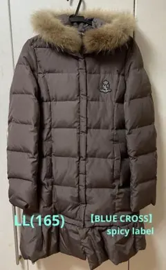 【BLUE CROSS】spicy label ダウンジャケット LL(165)