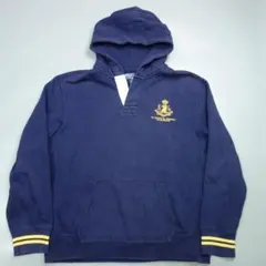 7563ポロラルフローレン スウェットパーカー メンズ XL ネイビー