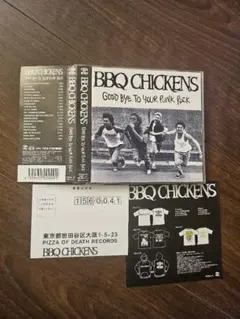 BBQ CHICKENS 横山健　直筆サイン　ピック付き BBQ CHICKENS / Crossover And Over - メルカリ