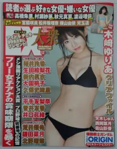 EX大衆 2016年12月号 AKB48 木崎ゆりあ 付録 クリアファイル付き