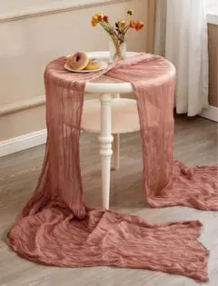 【90×180】テーブルランナー ダスティピンク