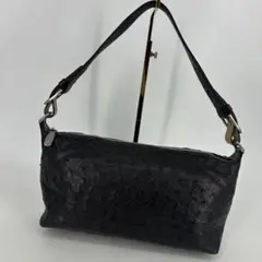 ☆新品同様☆Bag Liore☆バグリオ☆オーストリッチ☆レザー☆ハンドバッグのサムネイル