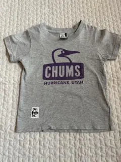 本日のみ値下げ！CHUMS キッズ Tシャツ グレーのサムネイル