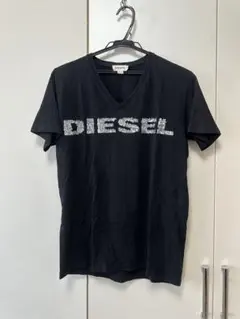DIESEL Vネック Tシャツ 黒