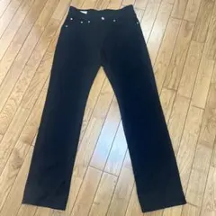 【EDWIN】 ブラック ストレートデニム 31✖️33