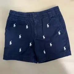 POLO ラルフローレン　ロゴ　刺繍　3T 3歳　ハーフパンツ　半ズボン