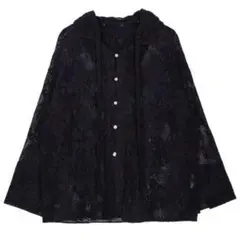 2WAY MESH DAMASK EMBROIDERY HOOD BLOUSE - メルカリ