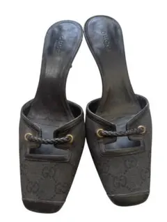 GUCCI グッチ　サンダル　ミュール　37C　GG　USED GUCCI グッチ サンダル ミュール 37C GG USED - メルカリ
