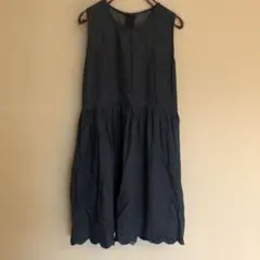 ラゲットワークス◎130～140（135～145刺繡入りロングデニムワンピースのサムネイル