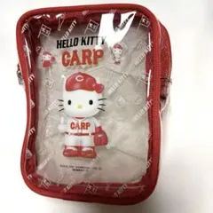 平成レトロ　ハローキティーポーチ広島東洋カープ