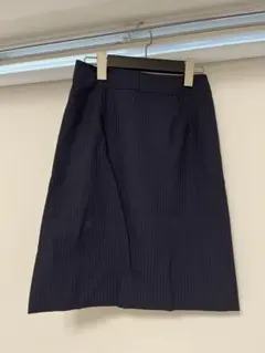 フレアスカート ネイビーストライプ 7号