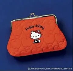 ラスト1点! 新品 キティ がま口 ポーチ サンリオ ハローキティ