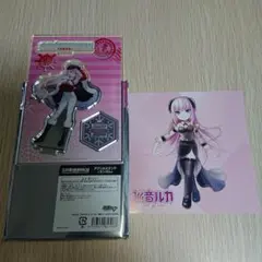 ボカロ 巡音ルカ SNOWMIKU2022 アクスタ&ジャケットサイズポスカ