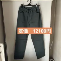 《新品》ドラッグストアーズ　ダークグリーン ブドウ刺繍 パンツ Fサイズ