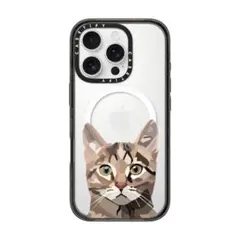 iPhone 15pro MagSafe ケース casetify 猫 cat