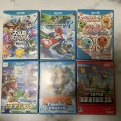 Wii U ゲームソフト 6本セット