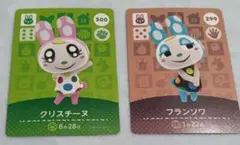 どうぶつの森amiiboカード　クリスチーヌ　フランソワのサムネイル
