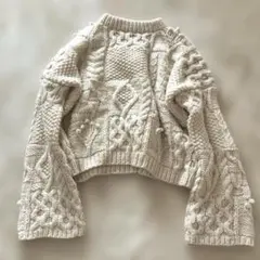 TODAYFUL パターンハンドニットPattern Hand Knit