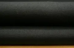 A460・綿100％・無地・黒3m・ブロード・微光沢