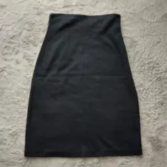 agnes b. 黒 タイトロングスカート
