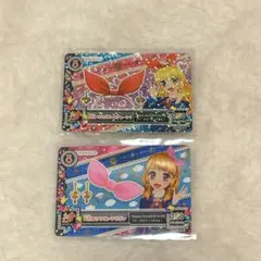 アイカツ！カード 星宮いちごリボンカチューシャ 大空あかりピンクリボン