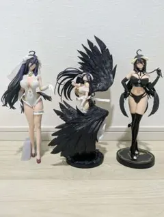 タ*ー様 オーバーロード　アルベド　フィギュア　3体セット　箱無し